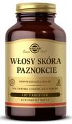 Suplementy naturalne - Solgar włosy skóra paznokcie 120 tabletek 8101211 - miniaturka - grafika 1