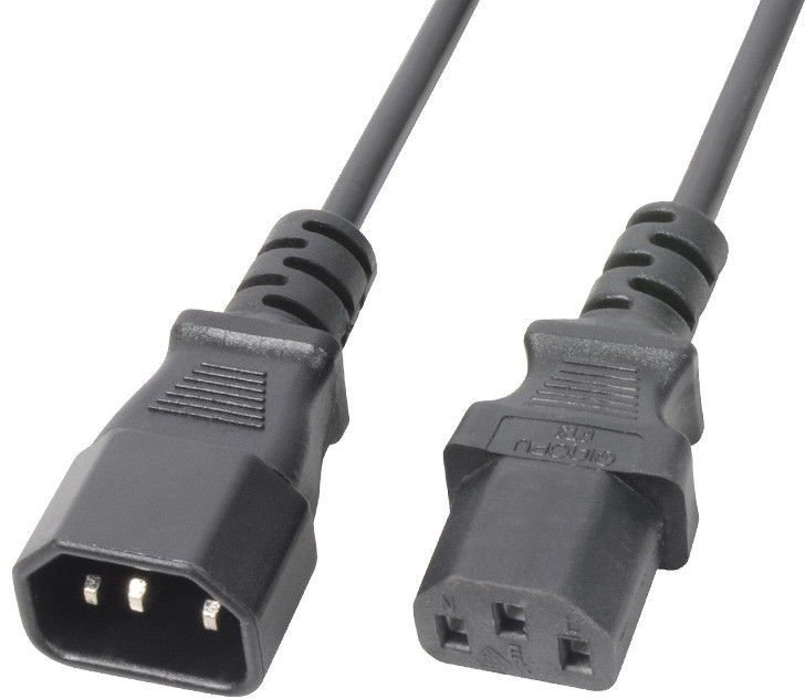 Kabel przedłużający IEC C13 - C14 1m PD Connex one size