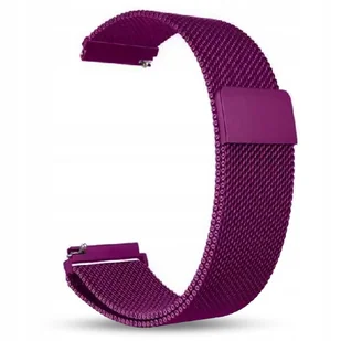 UNIWERSALNA STALOWA BRANSOLETA DO ZEGARKA SMARTWATCH MILANESE MAGNES 20mm - Akcesoria do smartwatchy - miniaturka - grafika 1