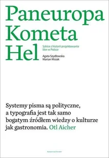 Paneuropa Kometa Hel. Szkice z historii projektowania liter w Polsce - Książki o kulturze i sztuce - miniaturka - grafika 1