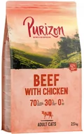 Sucha karma dla kotów - Purizon Cat Adult Beef&Chicken 2,5 kg - miniaturka - grafika 1