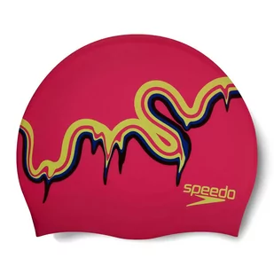 Czepek pływacki dla dzieci Speedo Slogan Print Cap - Pływanie - miniaturka - grafika 1