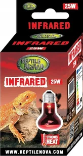 Aqua Nova AQUA NOVA ŻARÓWKA GRZEWCZA UVA REPTILE INFRARED-25W - Akcesoria do terrarium - miniaturka - grafika 1