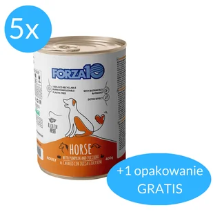 Forza10 Maintenance mokra 5x400g + 400g GRATIS (2,4kg) dla psa : smak - z koniną, dynią i cukinią DOSTAWA 24h GRATIS od 99zł - Mokra karma dla psów - miniaturka - grafika 1