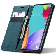 Etui i futerały do telefonów - Spacecase Etui Wallet Galaxy A52 5G blue - miniaturka - grafika 1