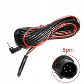 Kamery cofania - Kabel wideo do kamery cofania Przewód 5-pinowy 5pin Jack 2,5mm 5 pin 9m - miniaturka - grafika 1
