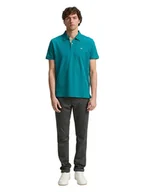 Koszulki męskie - Tom Tailor Koszulka polo w kolorze turkusowym - miniaturka - grafika 1