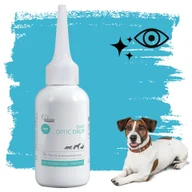 Pielęgnacja uszu i oczu zwierząt - OVER ZOO Optic Drop – płyn do pielęgnacji oczu psów i kotów 40 ml - miniaturka - grafika 1