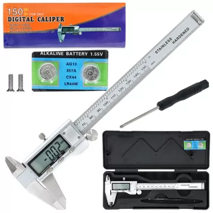 SUWMIARKA ELEKTRONICZNA METALOWA CYFROWA LCD 150mm - Suwmiarki i mikrometry SUWMIARKA ELEKTRONICZNA METALOWA CYFROWA LCD 150mm - Suwmiarki i mikrometry - miniaturka - grafika 1