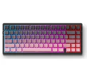 Klawiatury - MCHOSE G75 Pro Cream Shaft Czarno-różowy MC-G75-17 - miniaturka - grafika 1