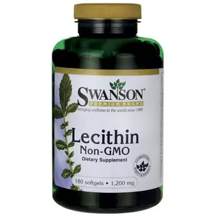SWANSON Lecytyna 1200mg 180kaps - Suplementy naturalne - miniaturka - grafika 1