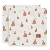 Rożki i beciki - 2 Otulacze Niemowlęce Jollein Hydrophilic 115 X 115 Cm Pear - miniaturka - grafika 1