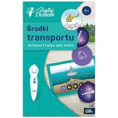 Książki edukacyjne - Albi Czytaj z Albikiem Interaktywna gra memo Środki transportu - miniaturka - grafika 1