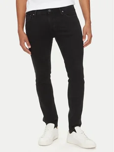 Jack&Jones Jeansy Liam 12246950 Czarny Skinny Fit - Spodnie męskie - miniaturka - grafika 1