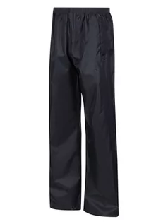 Spodnie sportowe męskie - Regatta Spodnie przeciwdzeszczowe "Stmbrk" w kolorze granatowym - grafika 1