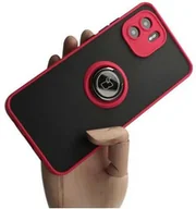 Etui i futerały do telefonów - Bizon Etui Case Hybrid Ring do Xiaomi Redmi A1 czerwone - miniaturka - grafika 1