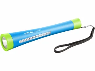 EXTOL-LIGHT Latarka 1W+10 LED z magnesem, baterie 3xAAA 1,5V (brak w zestawie) - Latarki - miniaturka - grafika 1