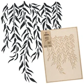 Szablony malarskie - Nakleo szablon malarski wielokrotny // WIERZBA PŁACZĄCA - LARGE (59x95cm) - miniaturka - grafika 1