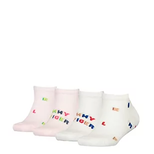 Tommy Hilfiger Skarpety dziecięce, uniseks, jasnoróżowy, 35-38 - Skarpetki damskie - miniaturka - grafika 1