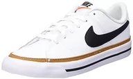 Buty dla chłopców - Nike Trampki chłopięce Court Legacy, White Black Desert Ochre Gum Light Braun, 37.5 EU - miniaturka - grafika 1