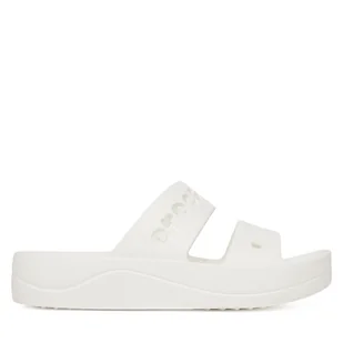 Klapki Crocs BAYA PLATFORM SANDAL 208188-100 Biały - Klapki i japonki damskie - miniaturka - grafika 1