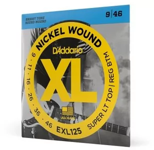 DAddario EXL125 struny do gitary elektr 9-46 DADEXL125SGR946 - Struny gitarowe  - miniaturka - grafika 1