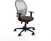 Fotele i krzesła biurowe - Krzesło Biurowe Piqueras y Crespo 1D036N0 Biały Ceimnobrązowy - miniaturka - grafika 1