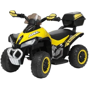 Enero Enero Quad elektryczny micron żółty 1032764 1032764 - Pojazdy elektryczne dla dzieci - miniaturka - grafika 1