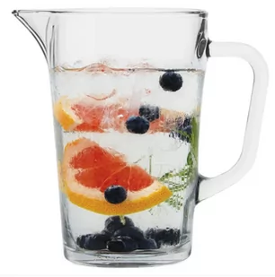 Szklany dzbanek do zimnych napojów 1l - Dzbanki i imbryki - miniaturka - grafika 1