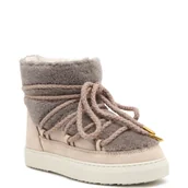 Śniegowce damskie - INUIKII Śniegowce CURLY | shearling | zamsz - miniaturka - grafika 1