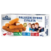 Ryby świeże i mrożone - Family Fish Paluszki rybne z fileta 300 g - miniaturka - grafika 1