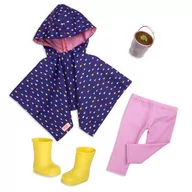 Figurki dla dzieci - Zestaw Ubranek Dla Lalek - Puddles Of Fun - Na Deszczowy Dzień - - miniaturka - grafika 1