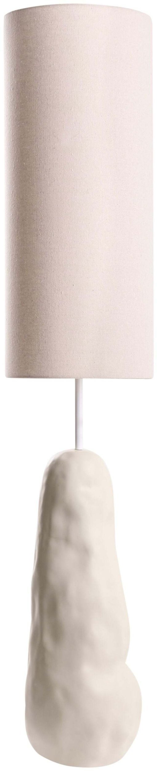Lampa podłogowa Beliani Lampa podłogowa SELB Ceramika Jasnobeżowy