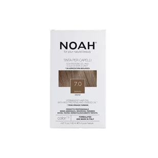 Noah Noah Pielęgnacja włosów HAIR COLOUR 7.0 Naturalny blond 140 ml - Farby do włosów i szampony koloryzujące - miniaturka - grafika 1