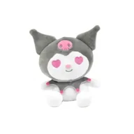 Maskotki i pluszaki - Hello Kitty Kuromi - plusz szary 20cm - miniaturka - grafika 1