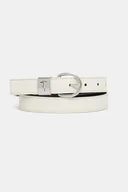 Paski - Trussardi pasek skórzany damski kolor beżowy B344B000005N - miniaturka - grafika 1