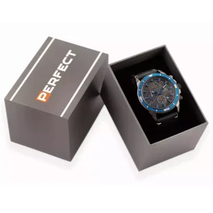 Zegarek ZEGAREK MĘSKI PERFECT CH02L - CHRONOGRAF (zp351j) + BOX - Zegarki męskie - miniaturka - grafika 3