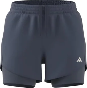 adidas Damskie szorty Aeroready Minimal 2 w 1, XS czarne, Czarny, XS - Spodenki damskie - miniaturka - grafika 1