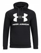 Bluzy męskie - UNDER ARMOUR OCIEPLANA MÄSKA BLUZA Z KAPTUREM BAWEĹNA / XXL - miniaturka - grafika 1
