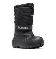 Śniegowce damskie - Columbia Unisex dziecięce młodzieżowe śniegowce Powderbug Snowlite, Czarny, biały, 34 EU - miniaturka - grafika 1