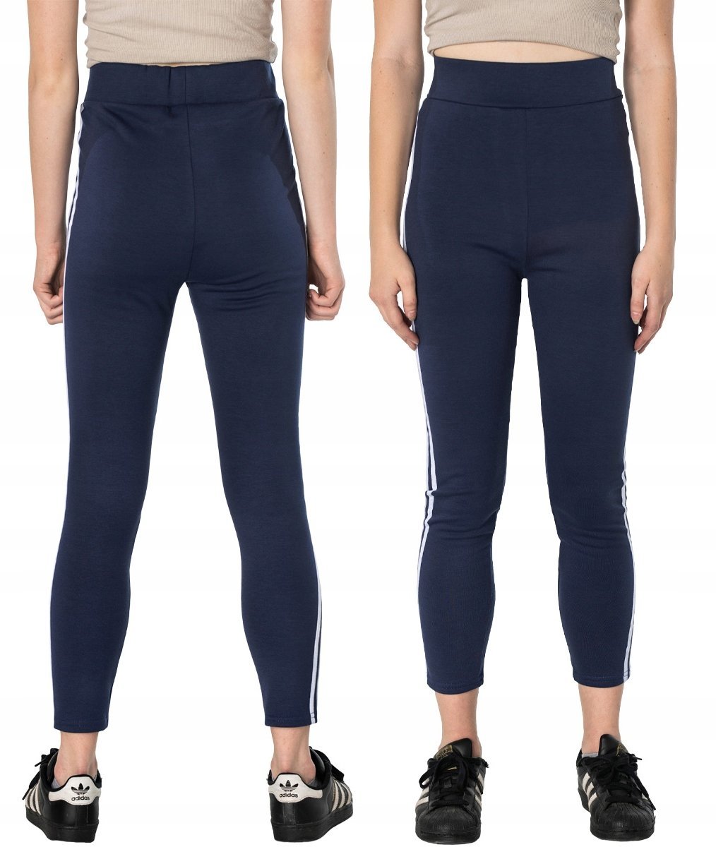 Spodnie Legginsy Getry Damskie Ocieplane 6038-3 S