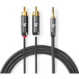 Kabel 2xRCA - Jack 3.5 mm NEDIS 5 m - Kable - miniaturka - grafika 1