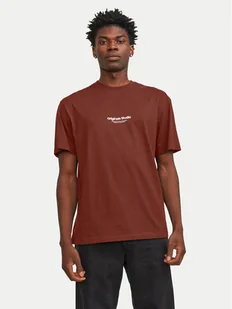 Jack&Jones T-Shirt Vesterbro 12240121 Brązowy Relaxed Fit - Koszulki męskie - miniaturka - grafika 1
