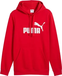 Bluza męska Puma ESS No.1 Logo Hoodie FL czerwona 682570 11 L - Bluzy męskie - miniaturka - grafika 1