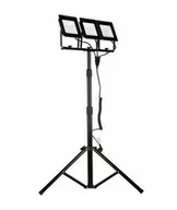 Oświetlenie warsztatowe - Naświetlacz LED 3 x 50 W 3 x 4000 lm IP65 czarny - miniaturka - grafika 1