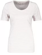 Koszulki i topy damskie - GERRY WEBER Edition T-shirt damski, liliowy/różowy/ecru/biały, 36 PL - miniaturka - grafika 1