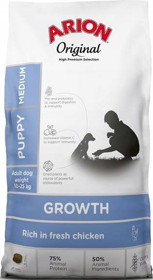 Arion Puppy Medium Breed Chicken&Rice 12 kg