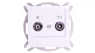 LEDart antenowe RTV końcowe białe GPA-GK/m/00 As Ospel - Gniazdka elektryczne - miniaturka - grafika 1