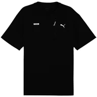 Koszulki męskie - Puma Koszulka Męska Bawełna Czarna DESERT ROAD Rozmiar M - miniaturka - grafika 1