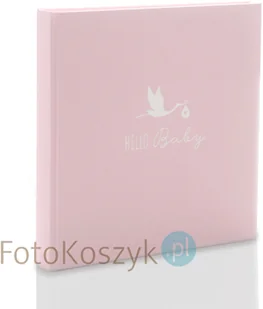 Album dziecięcy na zdjęcia wklejane Goldbuch bocian róż (tradycyjny 60 białych stron) - Albumy fotograficzne - miniaturka - grafika 1